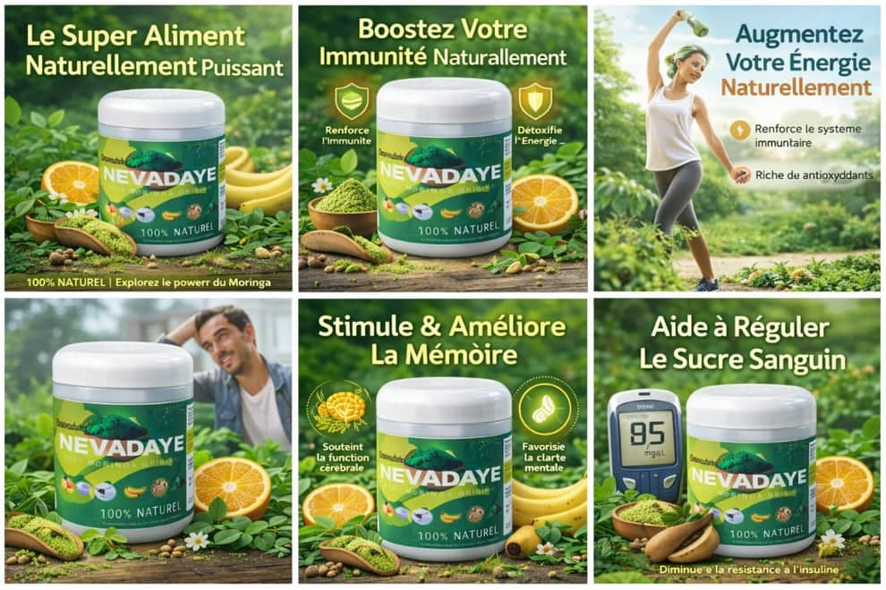Nevadaye la poudre de moringa